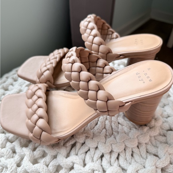a new day Braided Strap Nude Heels - Picture 5 of 5